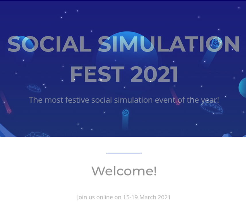 Invitation to participate in the Social Simulation Festival